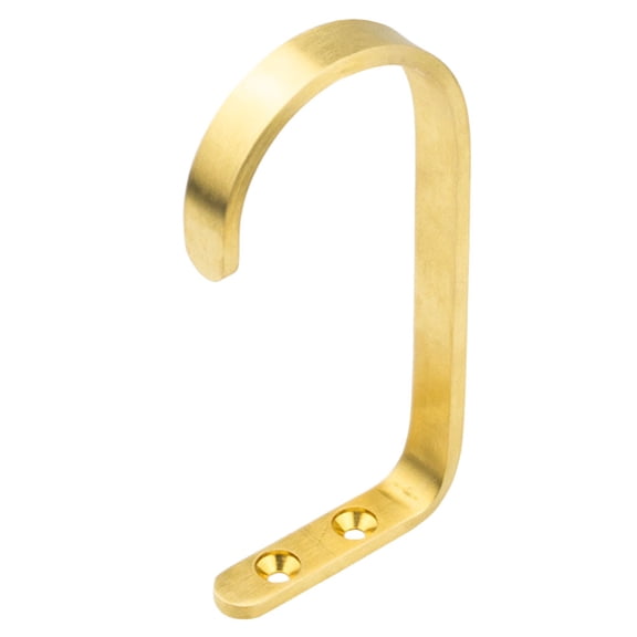 Hemobllo Golden Brass Coat Hook Attachments Vintage Style for Bedroom and Closet Storage