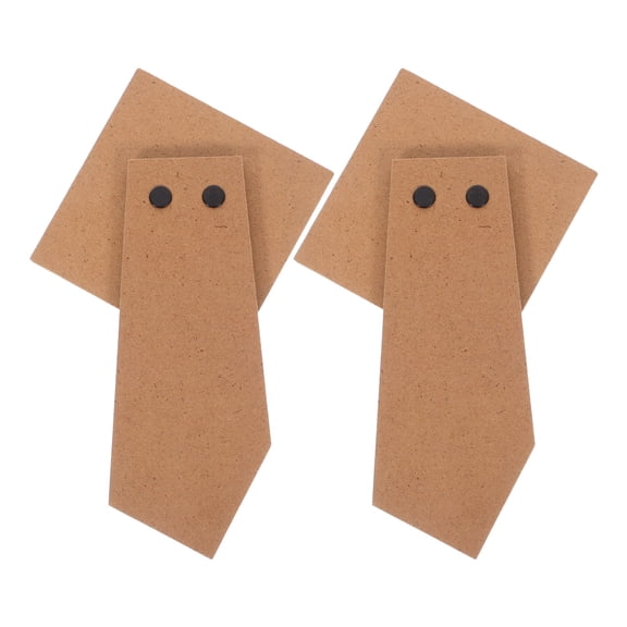 Hemobllo 2-Pack Khaki Wood Tabletop Easel Backs with Self-Adhesive, Stable Display Stands for Frames and Home Decoration