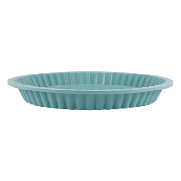 Hemobllo Silicone Round Cake Baking Pan Non Stick Easy Release Sky Blue 1Pcs