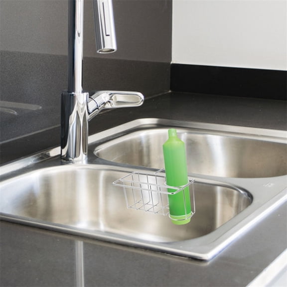 Hemobllo Sponge Holder for Kitchen Sink Stainless Steel 1Pack