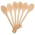 thumbnail image 1 of Hemobllo Set of 6 Soup Spoons Natural Wooden Utensils for Home Dining, Stirring, and Kitchen Use, 1 of 8
