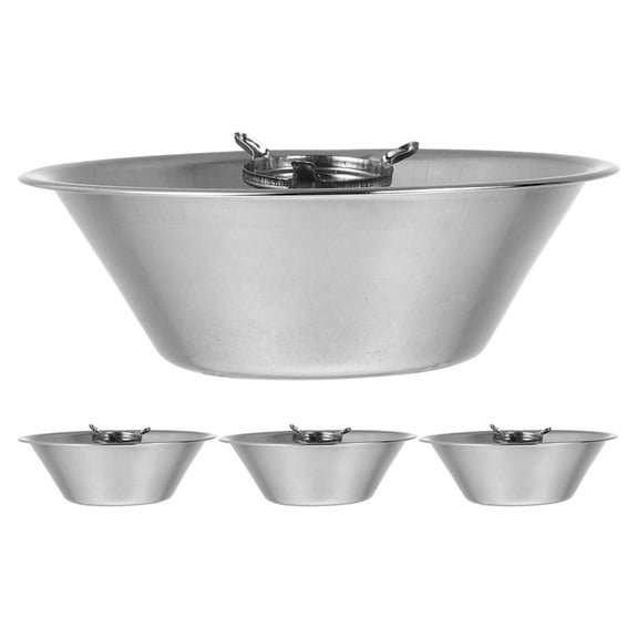 Hemobllo 4Pcs Oil Collector for Kitchen Hood in Silver for Kitchen Cleaning Use