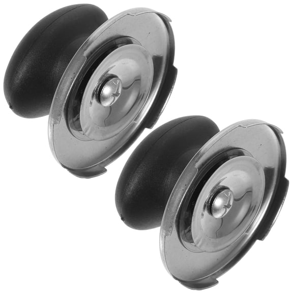 Hemobllo 2Pcs Lid Knob Black PP Sealing Replacement for Teapot Kitchen Gadgets