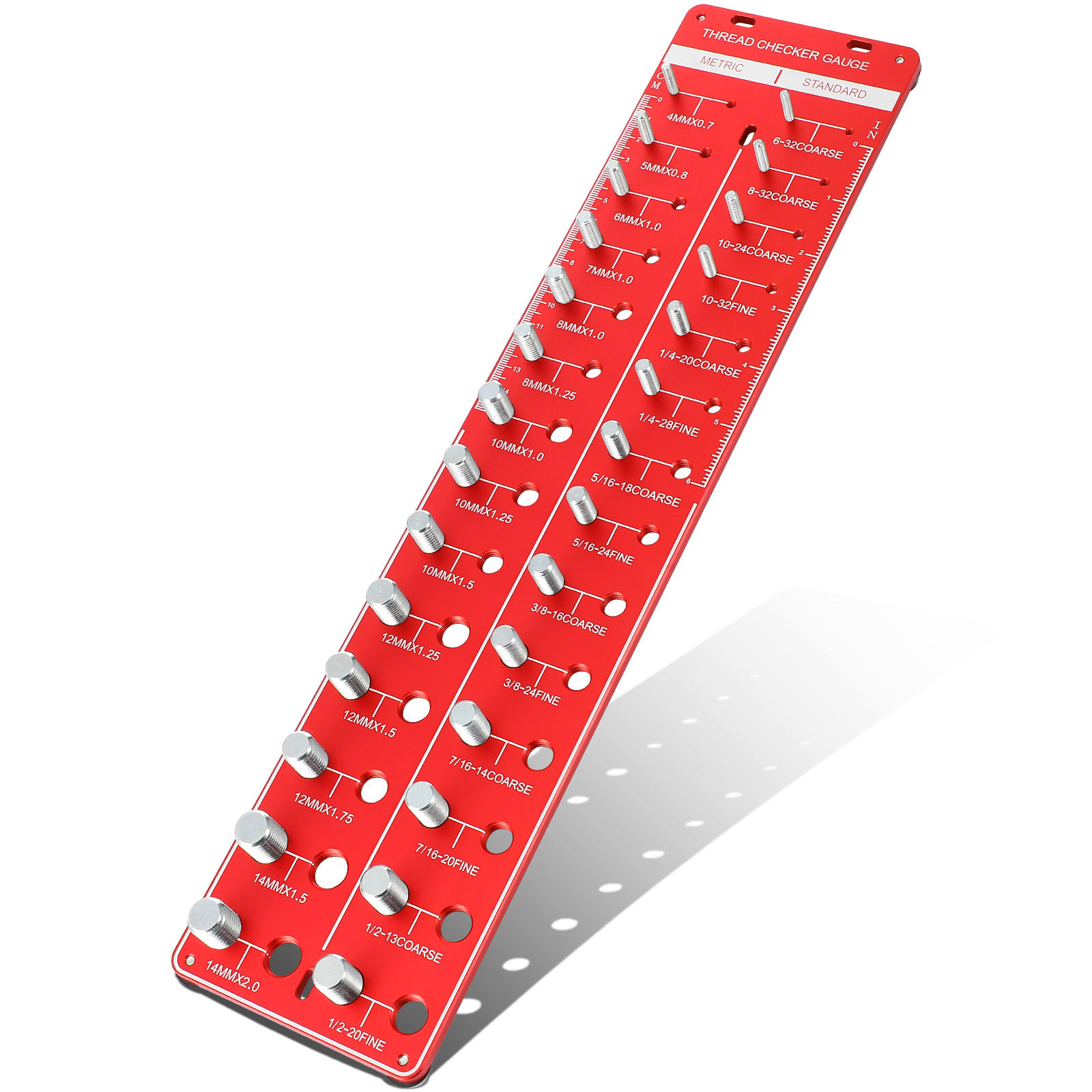 Hemobllo Thread Checkers Thread Checker Aluminum Red 1 Set - Walmart.com