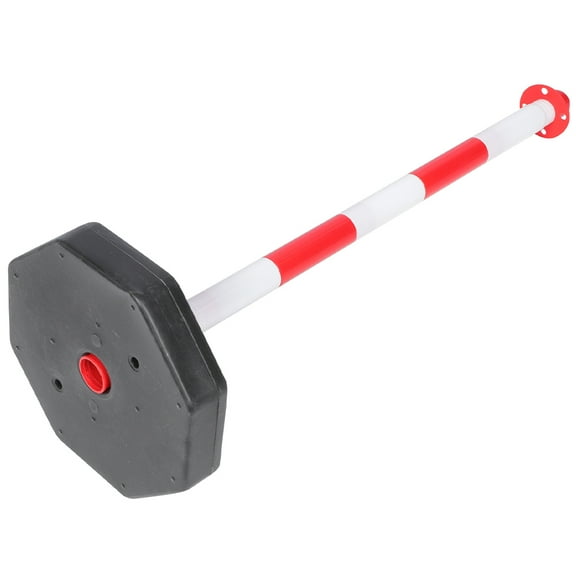 Hemobllo Portable Red & White Safety Cone with Elastic Base for Parking Lot, Roadwork, Construction, and Traffic Control