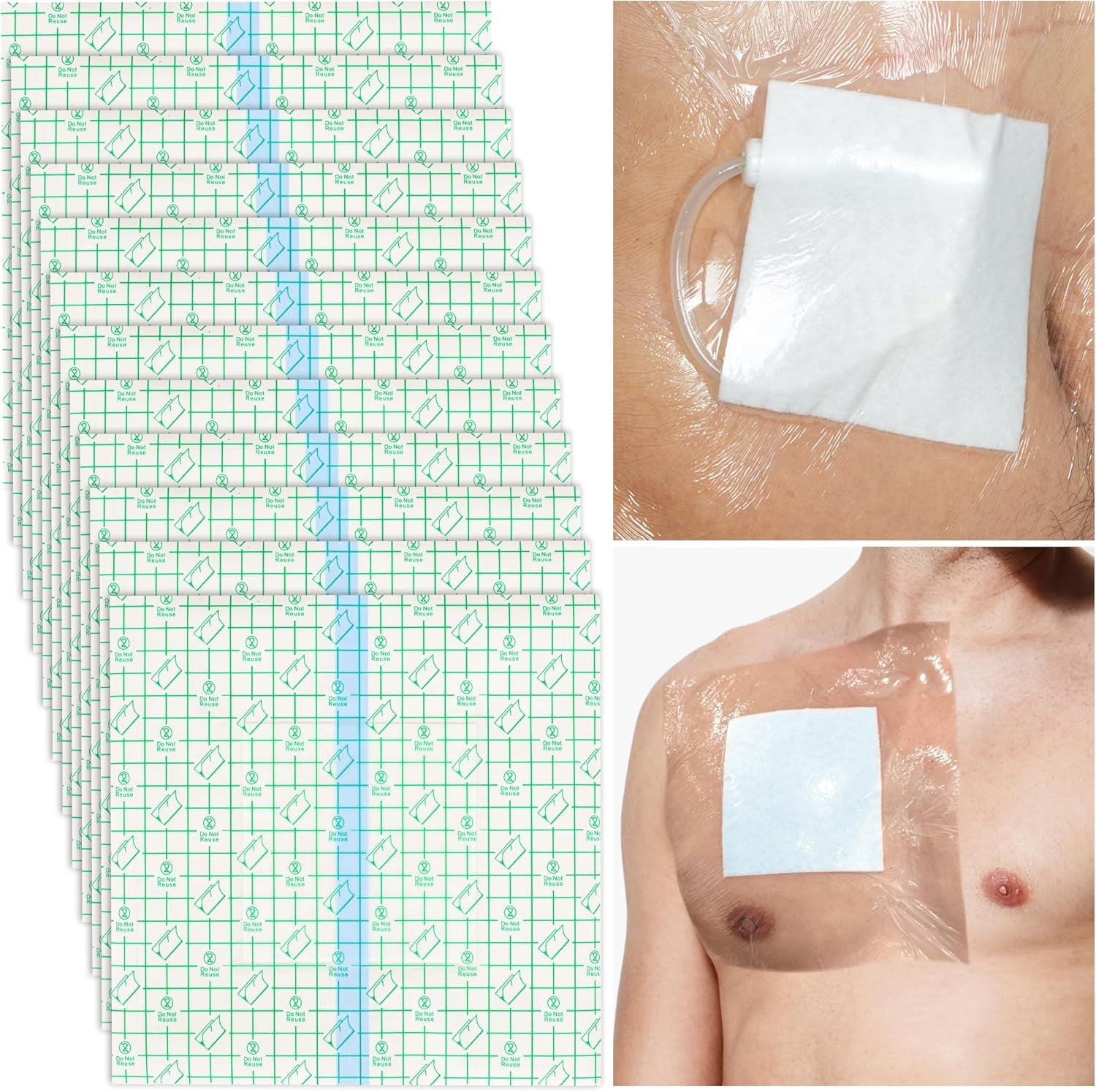 Hemodialysis Peritoneal Dialysis Large Waterproof Catheter Shower Cover ...