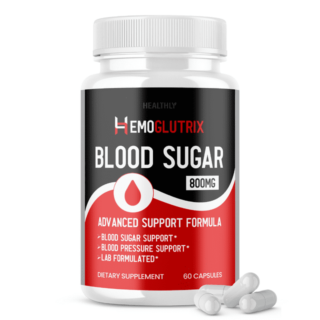 Hemoglutrix Blood Glucose Sugar Control Pressure Supplement Detox