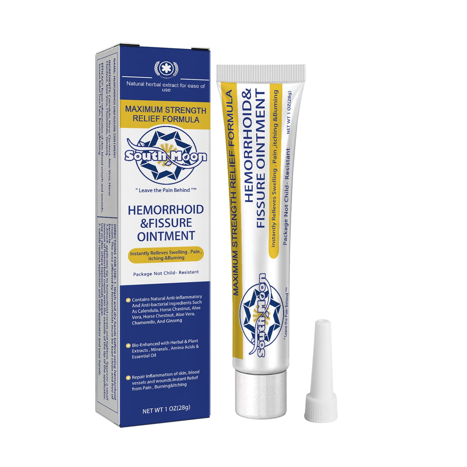 Hemorrhoid & Fissure Ointment Cream with Lidocaine and Phenylephrine