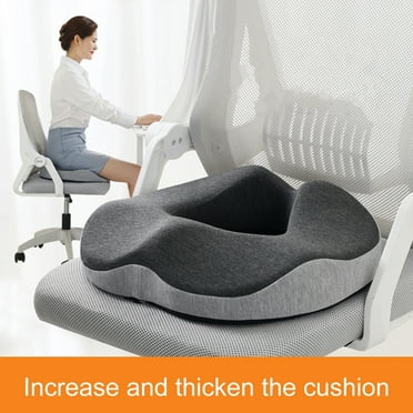 Hemorrhoid Seat Pad Non Slip Chair Pad for Dining Chairs Thick Memory Foam Comfortable Support Body Protection Office Chair Seating Mat