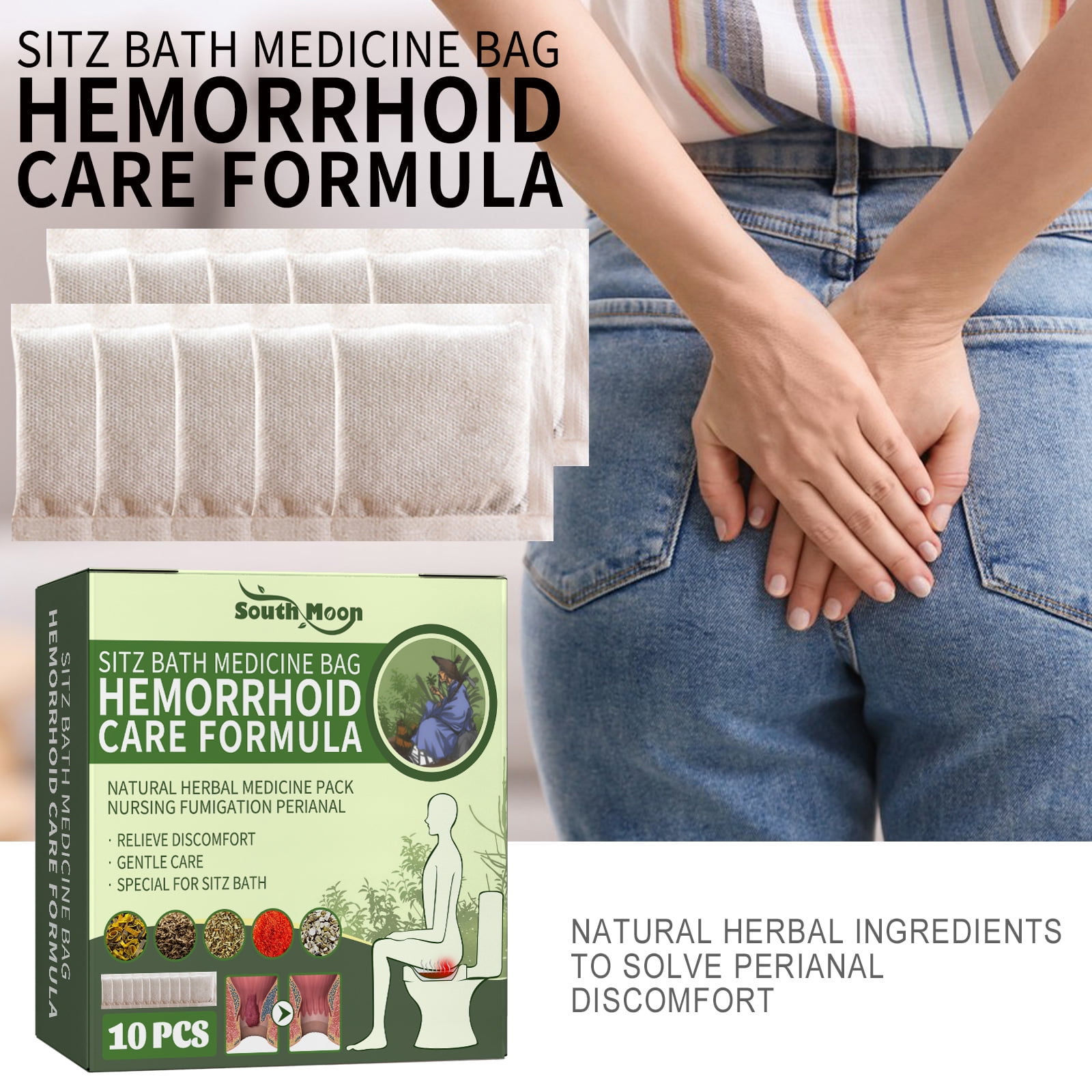 Hemorrhoid Sitz Bath Pack,Bath Salts for Hemorrhoids,Hemorrhoid Treatment Sitz Bath Salts
