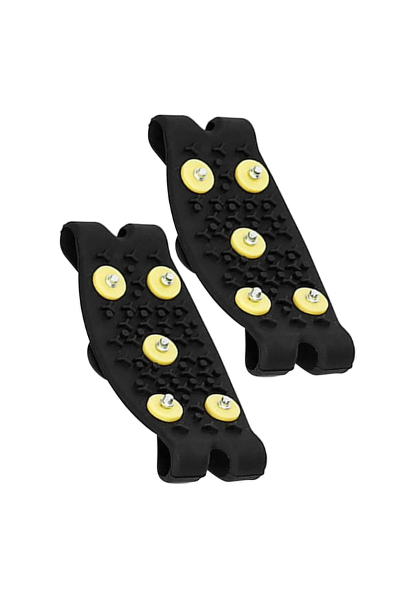 1 Pair Ice Boots Shoes Snow Cleats Anti Slip Traction Cleats For Walking On Snow And Ice Hiking Walking Climbing Jogging