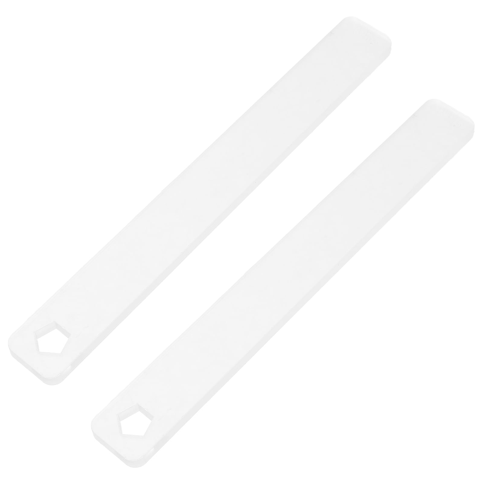 Phenofice 1Pair Transparent Acrylic Clay Thickness Ruler for Easy Clay ...