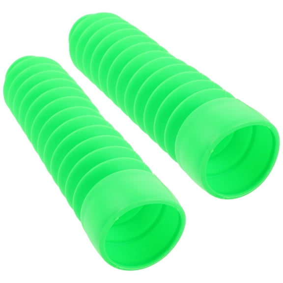 Hemoton 1 Pair Motorcycle Front Fork Cover Shock Damping Gaiters Rubber Fork Guards for Dirt Bikes Universal Gaiters System Front Fork Protectors