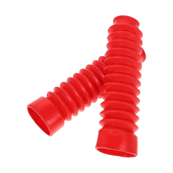 Hemoton 1 Pair Motorcycle Front Fork Gaiters Boots Shock Cushion Absorber Rubber Suspension Cover Gaiters Air Baffle Dusts Guard For Dirt Bike