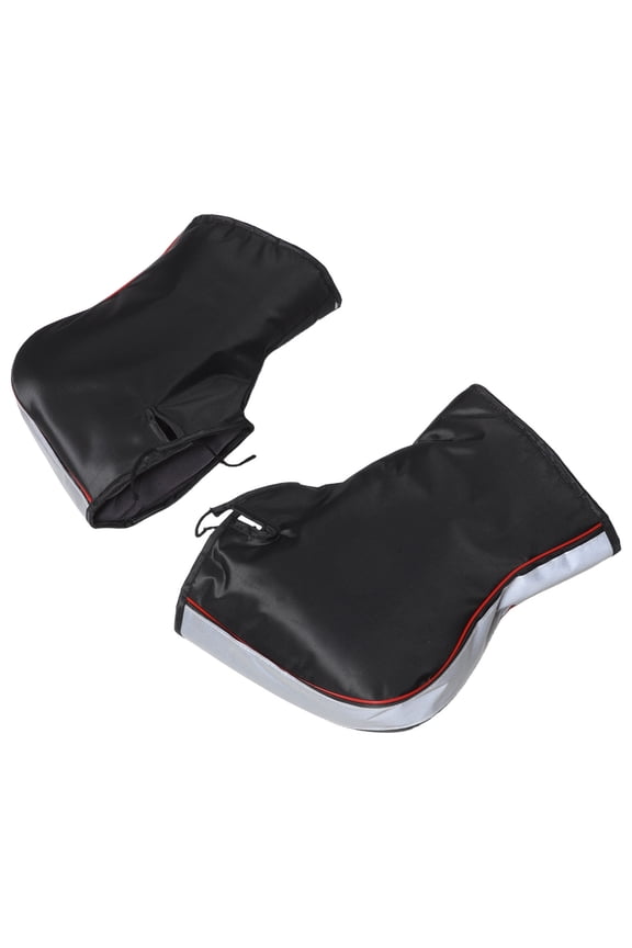 1 Pair Reflective Handlebar Gloves Winter Cycling Gloves Men Handlebar Gloves Thermal Insulated Gloves Motorcycle Handlebar Mitts for ATV Snowmobile and Bike Riding