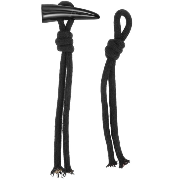 SOPOTUTU 1 Pair Marine Button Black Plastic DIY Craft Projects for Clothing Decoration
