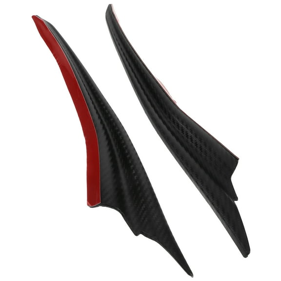 Hemoton 1 Pair Vehicle Front Spoiler Canards Car Accessory For Front Bumper Diffusers Universal Spoiler Car Modification Automotive Front Spoilers