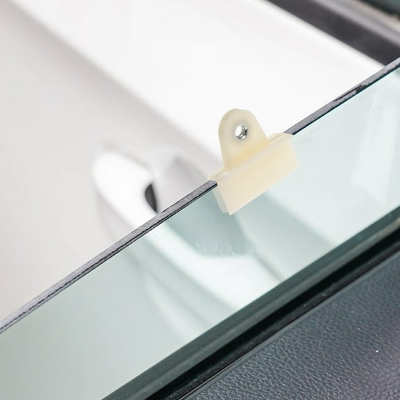 Hemoton 1 Pair Window Door Glass Channel Retainer Clip Glass Regulator Holder Sash Clip Universal for Car Truck Beige