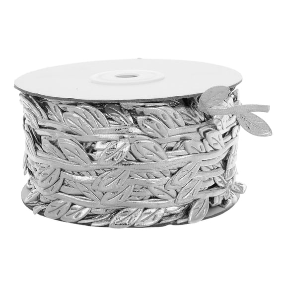 Hemoton 1 Roll Artificial Vines Leaf Ribbon Plant Trim Wrapping Vines String Garland For Wreath Making Christmas Wrapping Wedding Flower Bouquet Party Decoration