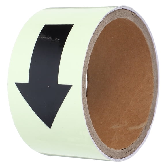 FRCOLOR 1 Roll Adhesive Arrow Tape Safety Floor Stickers Gym Floor Stickers Arrow Marking Tape Arrow Stickers For Indicating