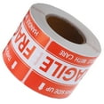 thumbnail image 1 of RENACLIPY Red Fragile Shipping Labels - Heavy Duty Paper Stickers for Package Handling and Caution Warning, and Easy to Use, 1 of 8