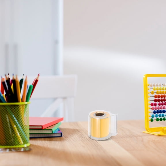 Hemoton 1 Roll Self-Adhesive Note Pads High Adhesion Memo Stickers Tearable Multi-Function Note Tape Sticky Notepad Compact Memo Pad