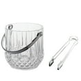 thumbnail image 1 of RENACLIPY Portable Clear Plastic Ice Bucket with Lid and Tongs 2-Piece Set for Parties and Outdoor Use, 1 of 6