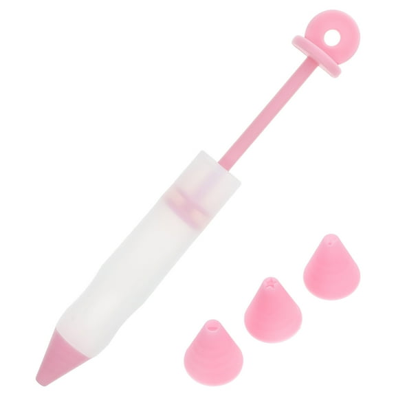 Hemoton 1 Set Cake Decoration Pen Silicone Jelly Pen Cream Pastry Chocolate Jam Pen for DIY Kitchen Baking Decoration Accessories
