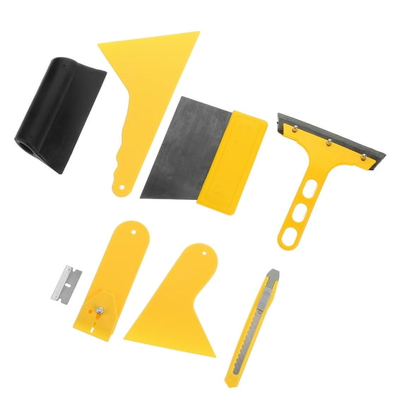 Hemoton 1 Set Car Film Tinting Tool kit for Film Application and Bubble Removal Car Squeegee For Window Tinting And Cleaning Portable Car Window Scraper