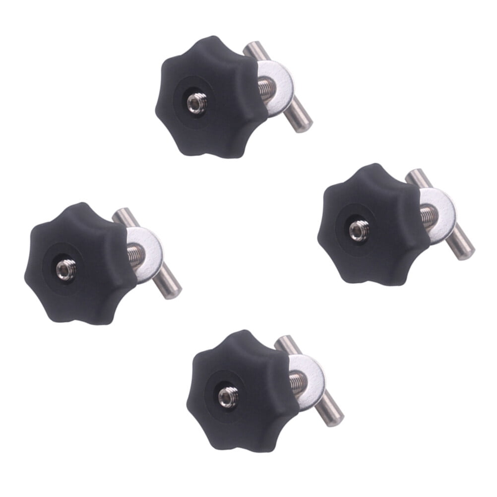 Hemoton 1 Set Car T-Track Bolts Kit Star Threaded T-Bolts and Washers ...