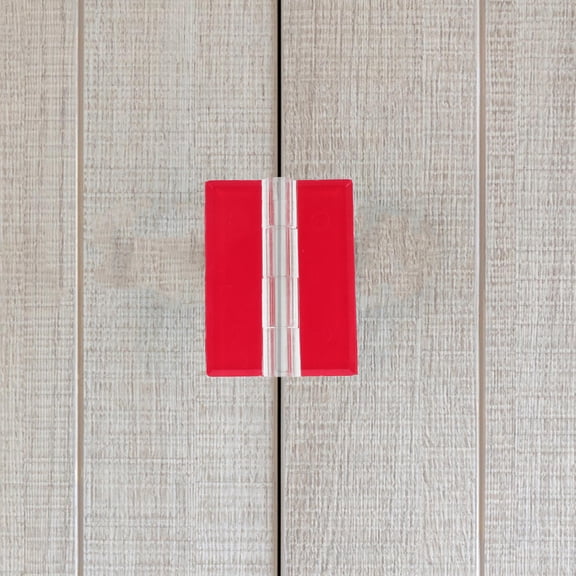 Hemoton 1 Set Clear Self-Adhesive Acrylic Hasp Latch Acrylic Hinge Hasp Small Padlock Buckle Clasp Lock Packs Barn Door Locks For Bathroom