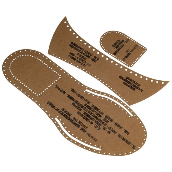 1 Set DIY Leather Slippers Template Sandals Stencils for Leather Work Quilting Templates Leather Sandals Patterns Slippers Sewing Stencils
