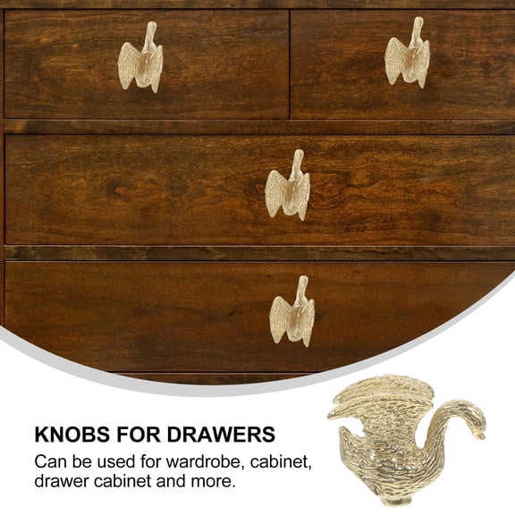 YOSADIER 1Set Solid Brass Cabinet Knobs Luxury Golden Drawer Pulls for Kitchen Bedroom and Wardrobe Doors