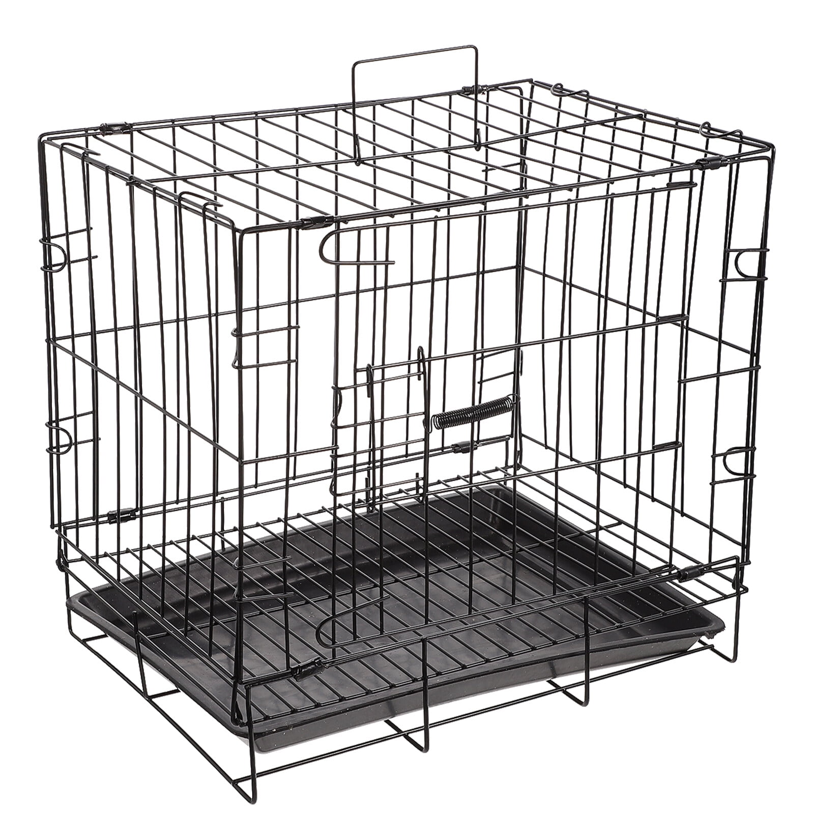 Hemoton 1 Set Folding Kennel Cat Dog Cage Dog Pet Cage Practical Pet