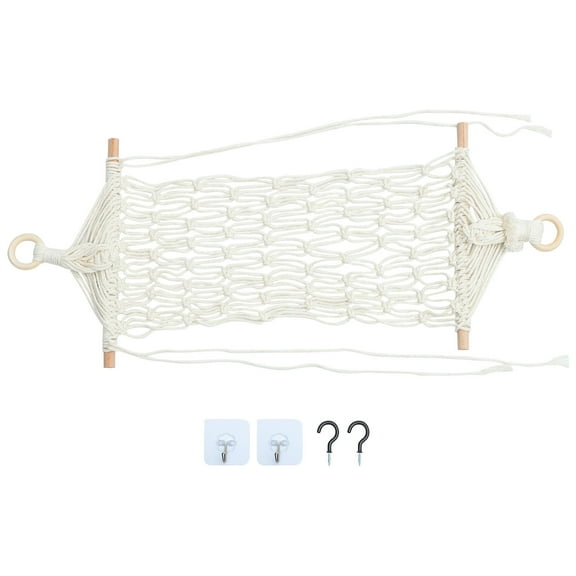 Hemoton 1 Set Fruit Vegetable Home Hammock Handwoven Storage Hammock for Kitchen