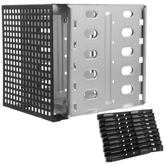 Hemoton 1 Set Hard Drive Bracket 3.5 Inch Hard Drive Cage Guide Rail 5-layer Hard Drive Bracket