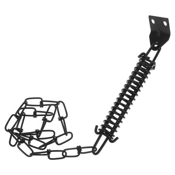 Hemoton 1 Set Of Iron Door Chain Screen Door Chain Safety Screen Door Closer Door Wind Stopper Door Security Chain Door Closer Spring Screen Door Spring Closer