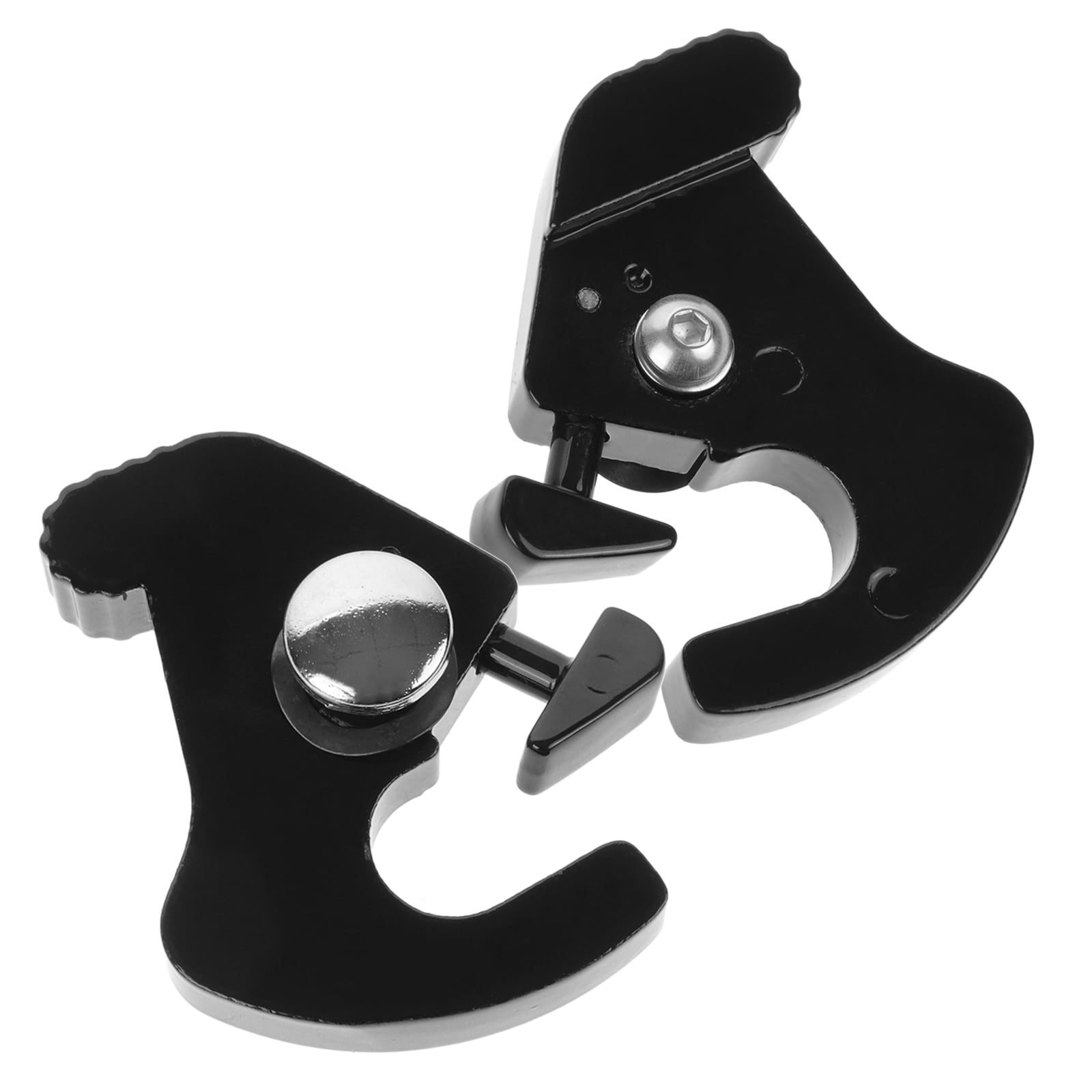 Hemoton 1 Set Locking Detachable Rotary Latches Clips Sissies Bar Clips Luggage Rack Clips