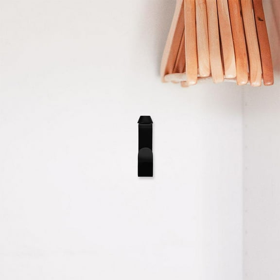 Hemoton 1 Set Stainless Steel Hook With Easy To Install Protects For Various Doors Kitchen Under Cabinet Hook Shelf Door Hooks For Hanging Towels