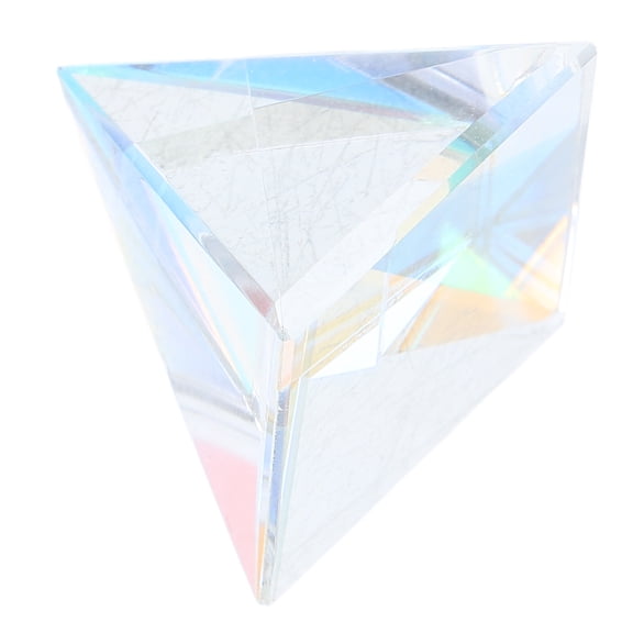 Hemoton 1 Set Sun Catcher Prism pyramid Unique Color Prism Light Refraction Glass Optical Prism Home Decor Sun Decoration For Home Small Prism Prop Garden Sun Catcher