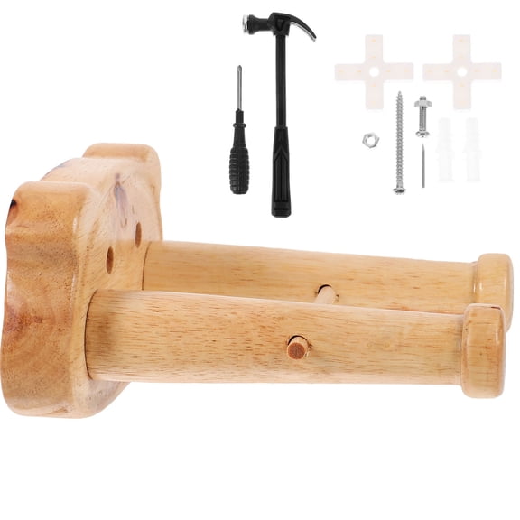 Hemoton 1 Set Wall Mount Guitar Hanger Folk Guitar Display Holder Guitar Hook Instrument Hook for Home Studio