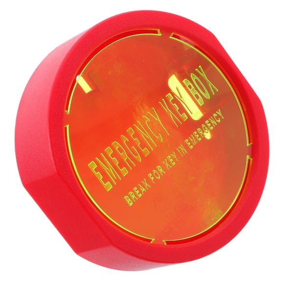 ORDDIART 1Set Wall Mounted Red Key Lock Box Outdoor for Emergency Door and e Key Storage