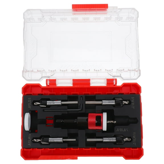 Hemoton 1 Set Woodworking Countersink Drill Bits Counter Sink Bit Countersink Drill Bit With Adjustable Depth Stop Wood Working Tools And Equipment