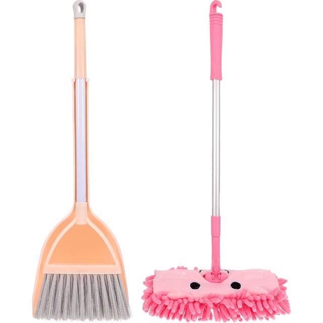 Hemoton 1 Set of Kids Use Broom Mop Set Mini Broom Set Sweeping Tool