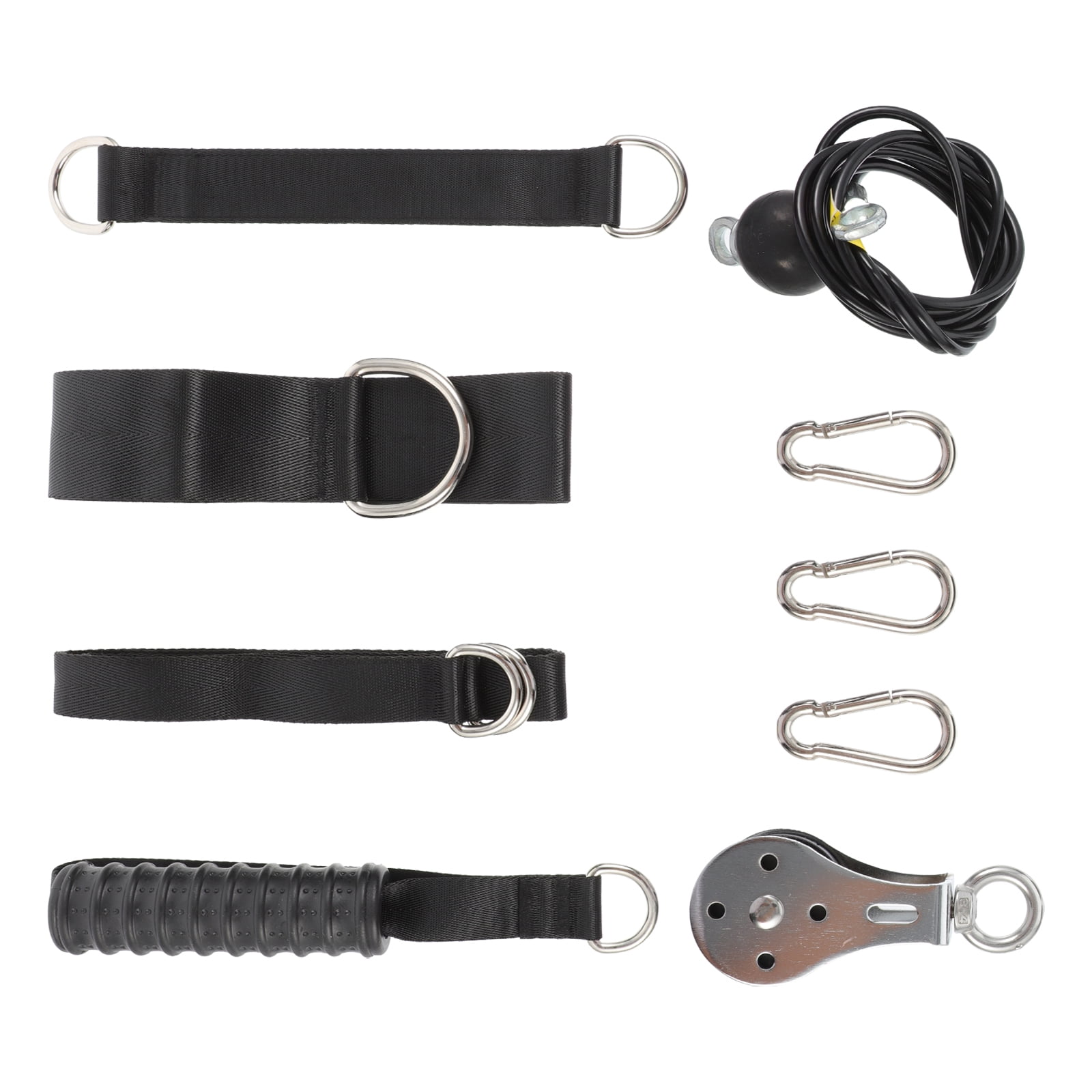 Hemoton 1 Set of Tricep Rope Pull Down Rope Cable Machine Attachment