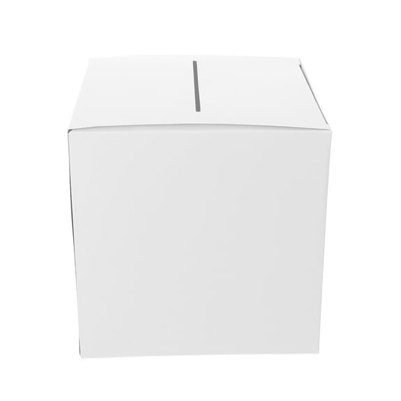 Hemoton 1 set of Paper Wedding Card Box Blessing Message Box Ornament Wedding Table Decor