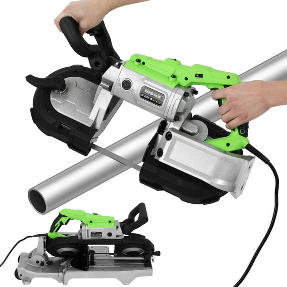 Hemoton Versatile Band Saw Machine for Wood PVC and Metal Cutting with Easy Handling