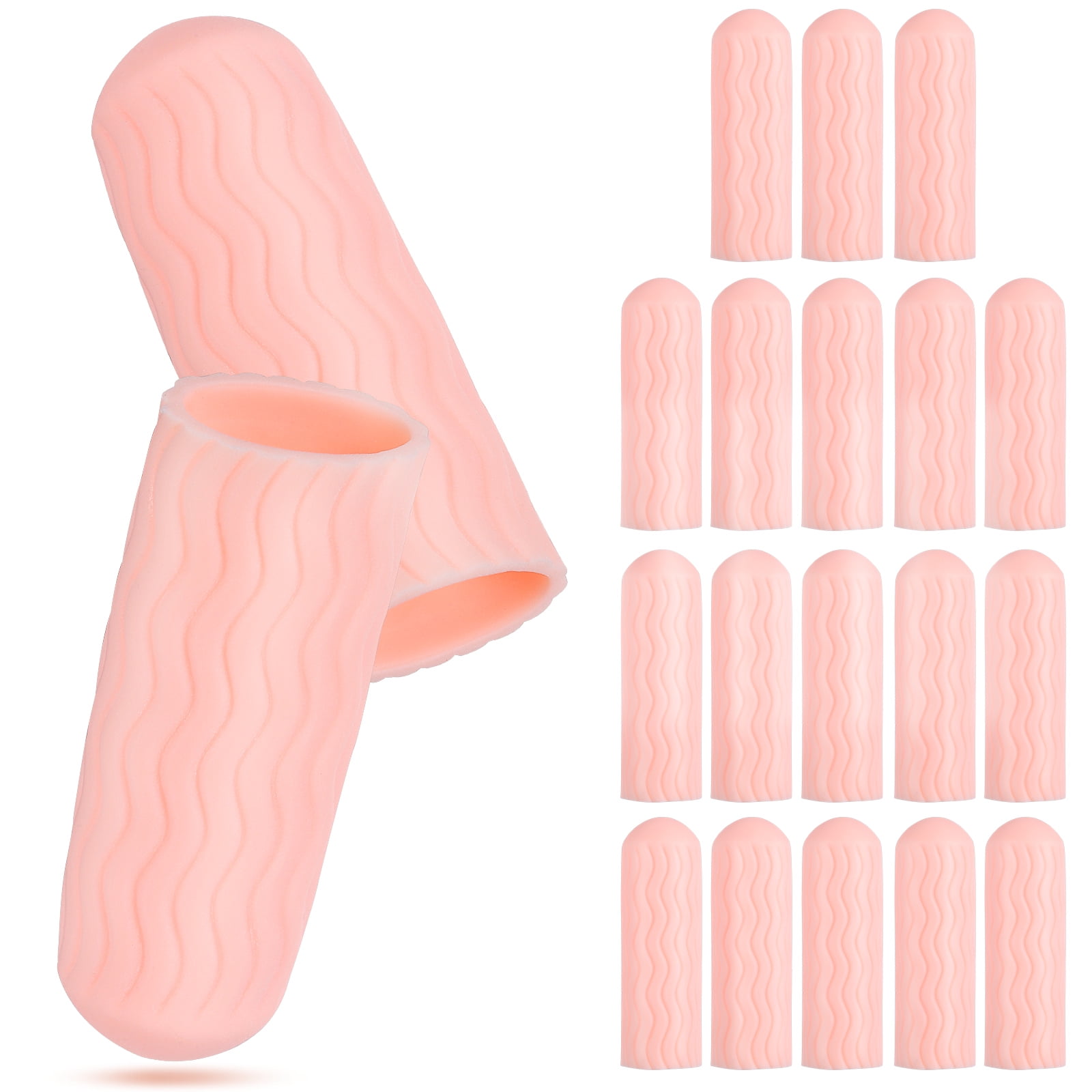 Hemoton 10 Pairs of Finger Cots Finger Protectors Finger Gloves