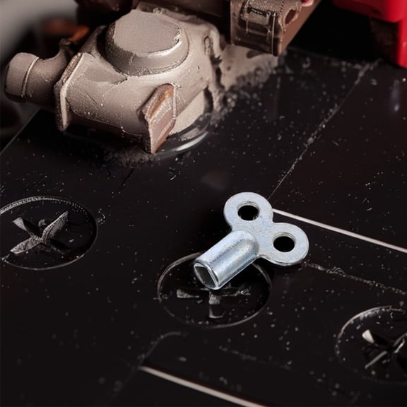 YOSADIER 10Pcs Zinc Alloy Radiator Bleed Valve Keys Silver re Hole Plumbing Vent Tools