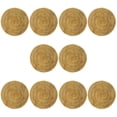 thumbnail image 1 of RENACLIPY Decorative Loofah Coasters Non-Slip Easy Clean Cup Mats for Home 10Pcs, 1 of 8